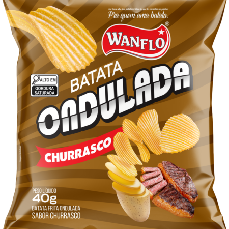 Batata Ondulada Churrasco 40g