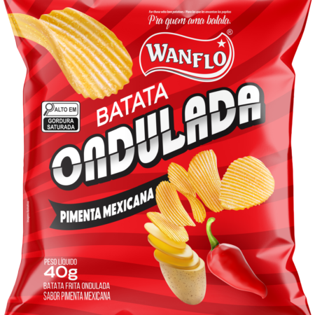 Batata Ondulada Pimenta Mexicana 40G