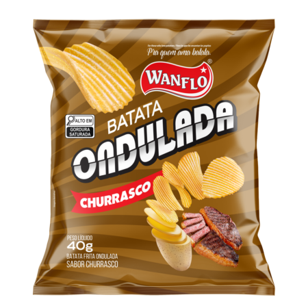 Batata Ondulada Churrasco 40g