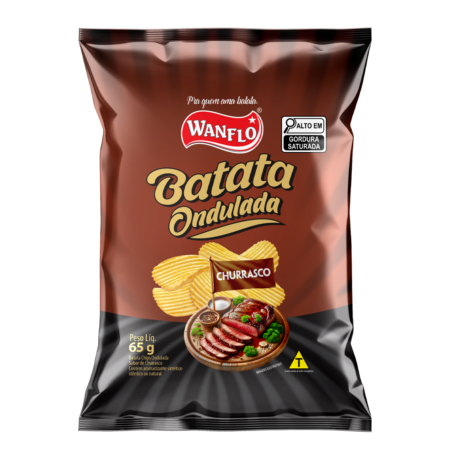 Batata Ondulada Churrasco 65g