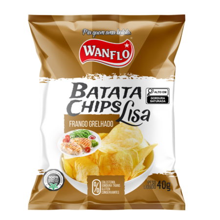 Batata Lisa Frango Grelhado 40g