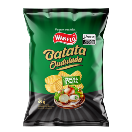 Batata Ondulada Cebola e Salsa 65g